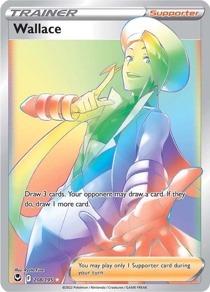 Wallace (Secret) (208/195) Secret Rare (SWSH12)
