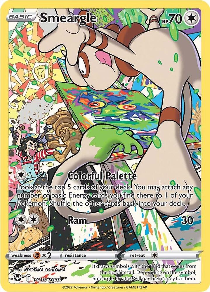 Smeargle (TG10/TG30) Ultra Rare (SWSH12: TG)