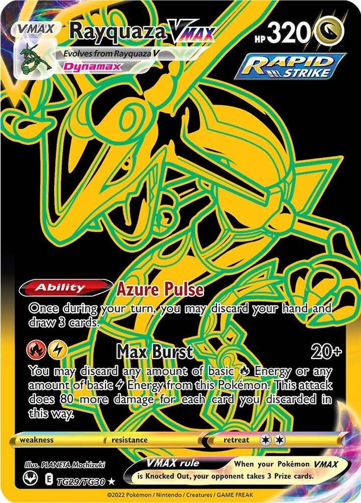 Rayquaza VMAX (Secret) (TG29/TG30) Secret Rare (SWSH12: TG)