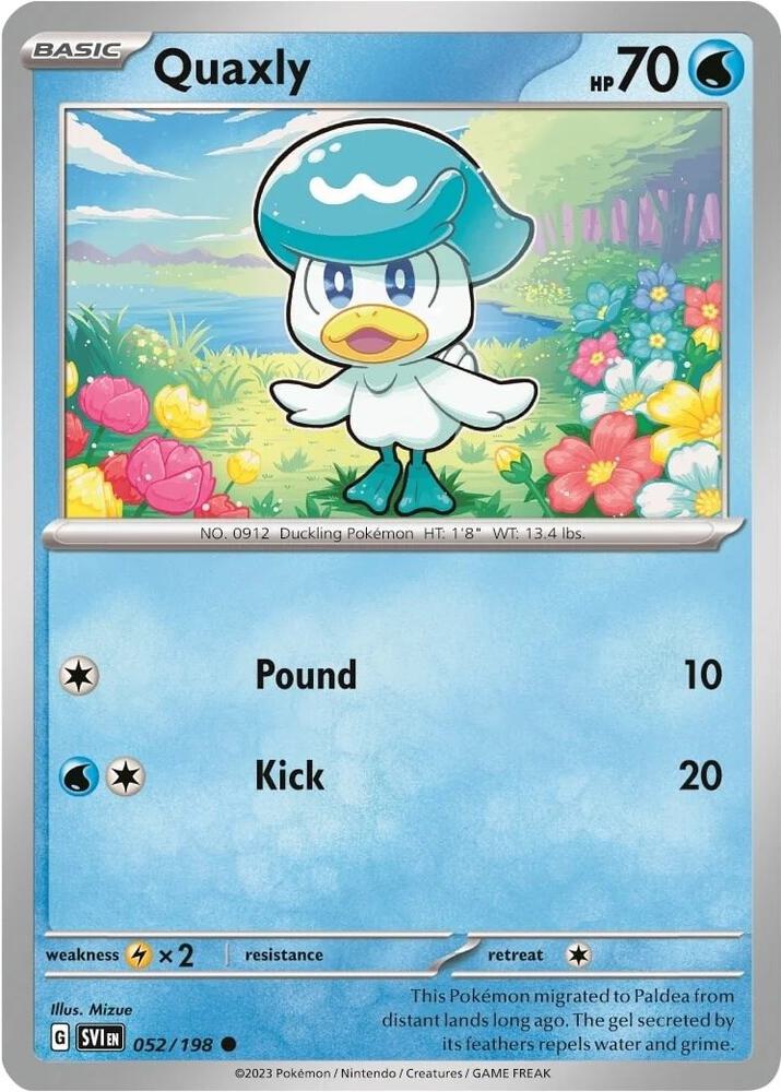 Quaxly (Mirage Holo) (052/198) (MCAP)