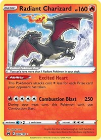 Catalog image | Radiant Charizard - 020/159 - SWSH: Crown Zenith | SWSH: Crown Zenith | 020/159