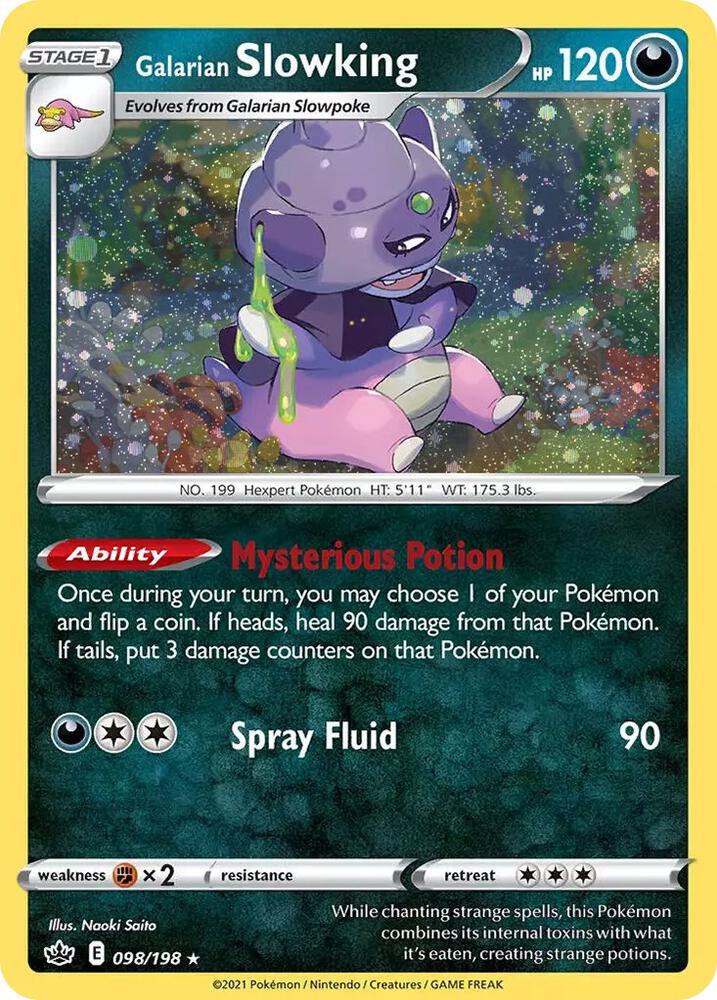 Galarian Slowking (Cosmos Holo) (098/198) Holo Rare (MCAP)