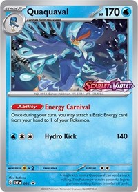 Catalog image | Quaquaval (Prerelease) - 005 - SV: Scarlet & Violet Promo Cards | SV: Scarlet & Violet Promo Cards | 005