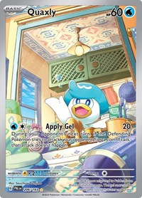 Quaxly - 206/193 - Illustration Rare - Paldea Evolved