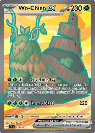 Wo-Chien ex 232/193 Paldea Evolved