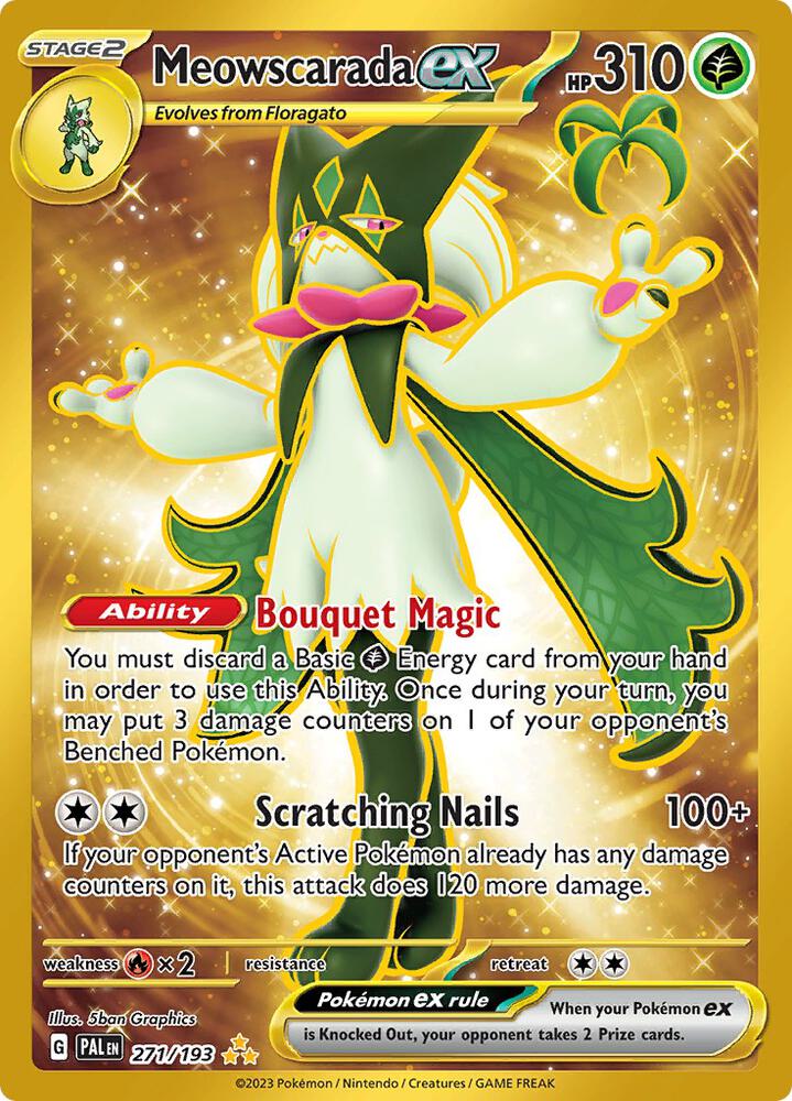 Meowscarada ex (271/193) Hyper Rare (PAL)