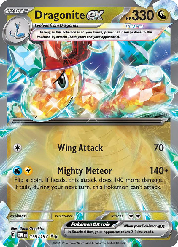 Dragonite ex (159/197) Double Rare (OBF)