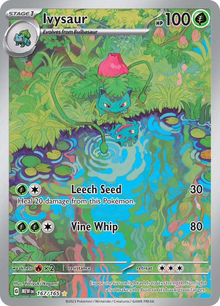 Ivysaur (167/165) Illustration Rare (MEW)