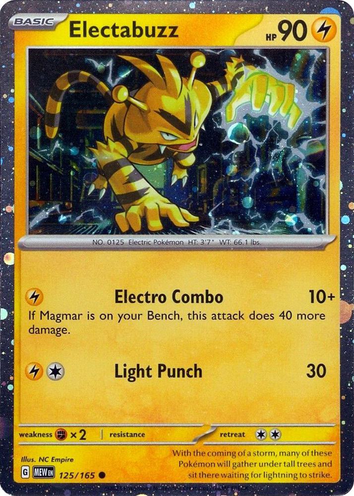 Electabuzz (Cosmos Holo) (125/165) (MCAP)