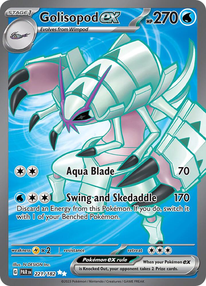 Golisopod ex (221/182) Ultra Rare (PAR)