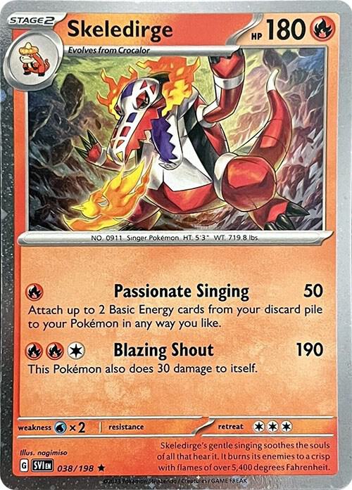 Skeledirge (Cosmos Holo) (038/198) (MCAP)