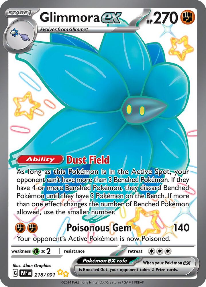Glimmora ex (218/091) Shiny Ultra Rare (PAF)