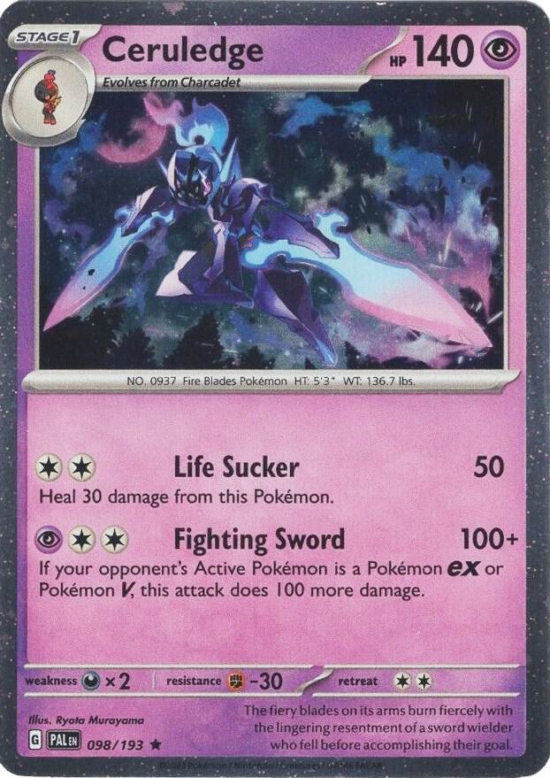 Ceruledge (Cosmos Holo) (098/193) (MCAP)