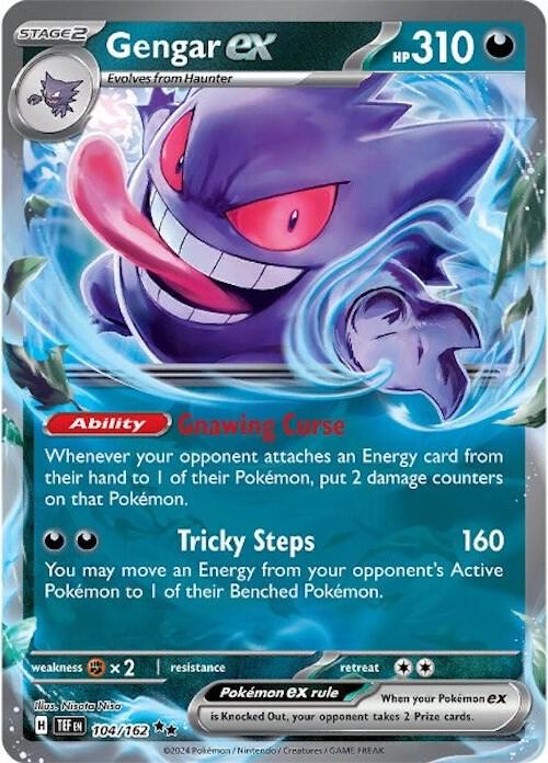 Gengar ex (104/162) Double Rare (TEF)