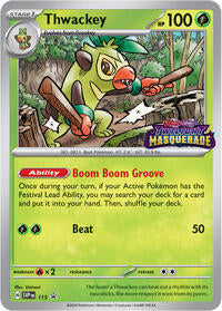 Catalog image | Thwackey - 115 - SV: Scarlet & Violet Promo Cards | SV: Scarlet & Violet Promo Cards | 115