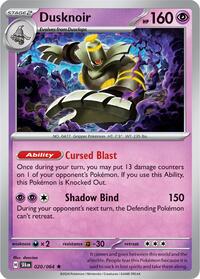 Catalog image | Dusknoir - 020/064 - SV: Shrouded Fable | SV: Shrouded Fable | 020/064