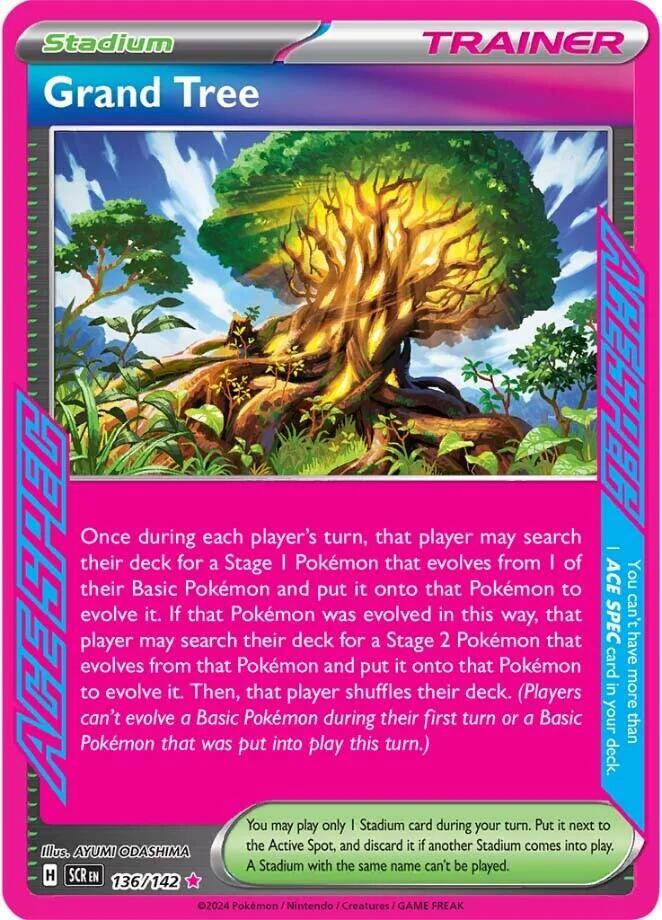 Grand Tree (136/142) ACE SPEC Rare (SCR)
