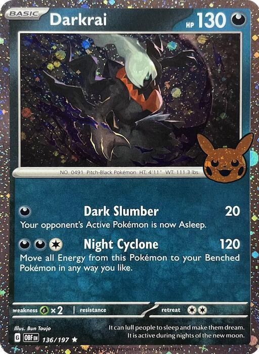 Darkrai (Cosmos Holo) (136/197) (TTBB24)