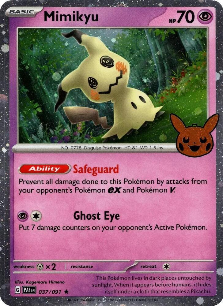 Mimikyu (Cosmos Holo) (037/091) (TTBB24)