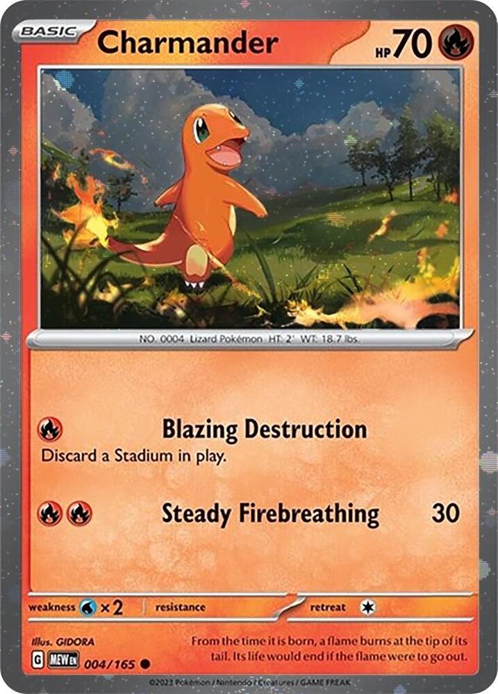 Charmander (Cosmos Holo) (004/165) (MCAP)