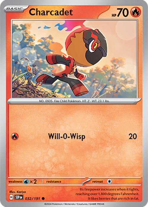 Charcadet (032/191) Common (SSP) (Reverse Holofoil)