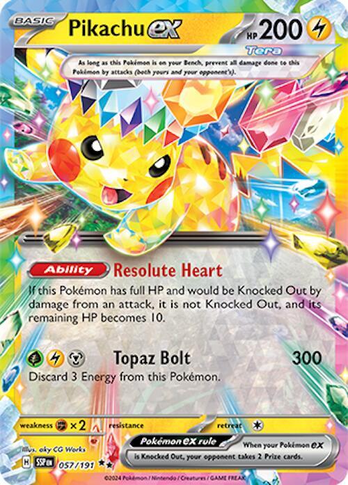 Pikachu ex (057/191) Double Rare (SSP)