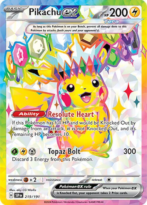 Pikachu ex (219/191) Ultra Rare (SSP)