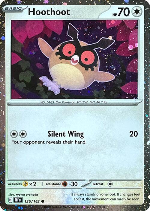 Hoothoot - 126 (Cosmos Holo) (126/162) (MCAP)