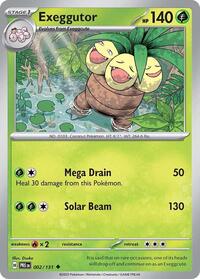 Catalog image | Exeggutor - 002/131 - SV: Prismatic Evolutions | SV: Prismatic Evolutions | 002/131