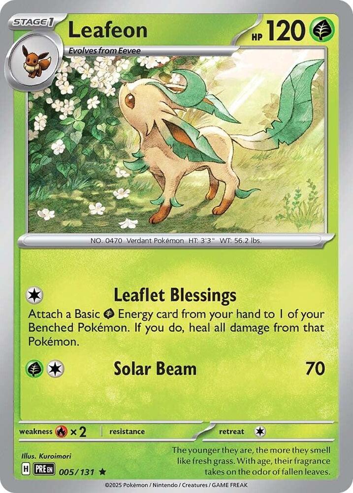 Leafeon (005/131) Rare (PRE)