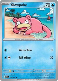Catalog image | Slowpoke - 018/131 - SV: Prismatic Evolutions | SV: Prismatic Evolutions | 018/131