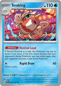 Catalog image | Seaking - 021/131 - SV: Prismatic Evolutions | SV: Prismatic Evolutions | 021/131