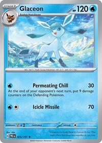 Catalog image | Glaceon - 025/131 - SV: Prismatic Evolutions | SV: Prismatic Evolutions | 025/131