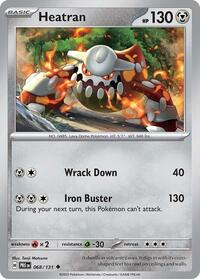 Catalog image | Heatran - 068/131 - SV: Prismatic Evolutions | SV: Prismatic Evolutions | 068/131
