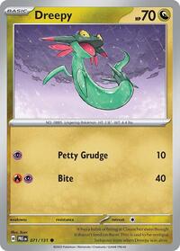 Catalog image | Dreepy - 071/131 - SV: Prismatic Evolutions | SV: Prismatic Evolutions | 071/131