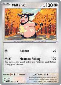 Catalog image | Miltank - 081/131 - SV: Prismatic Evolutions | SV: Prismatic Evolutions | 081/131