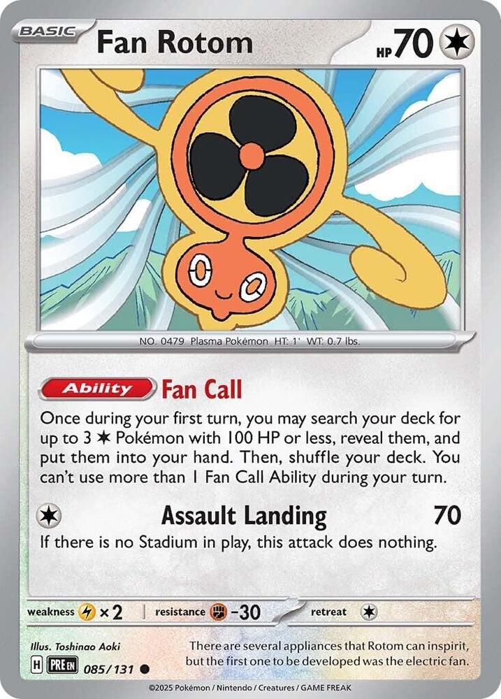 Fan Rotom (085/131) Common (PRE)