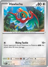 Catalog image | Hawlucha - 089/131 - SV: Prismatic Evolutions | SV: Prismatic Evolutions | 089/131