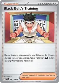 Catalog image | Black Belt's Training - 096/131 - SV: Prismatic Evolutions | SV: Prismatic Evolutions | 096/131