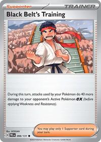 Catalog image | Black Belt's Training - 098/131 - SV: Prismatic Evolutions | SV: Prismatic Evolutions | 098/131