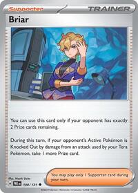 Catalog image | Briar - 100/131 - SV: Prismatic Evolutions | SV: Prismatic Evolutions | 100/131