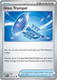 Catalog image | Glass Trumpet - 110/131 - SV: Prismatic Evolutions | SV: Prismatic Evolutions | 110/131