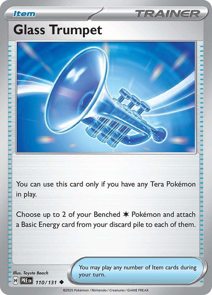 Glass Trumpet (110/131) Uncommon (PRE) (Reverse Holofoil)