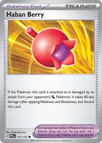 Catalog image | Haban Berry - 111/131 - SV: Prismatic Evolutions | SV: Prismatic Evolutions | 111/131