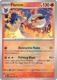 Flareon (Poke Ball Pattern) - 013/131 - Rare - SV: Prismatic Evolutions