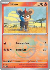 Litleo (Poke Ball Pattern) - 015/131 - Common - SV: Prismatic Evolutions