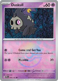 Duskull (Poke Ball Pattern) - 035/131 - Common - SV: Prismatic Evolutions