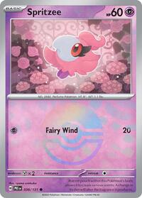 Spritzee (Poke Ball Pattern) - 038/131 - Common - SV: Prismatic Evolutions