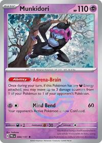 Munkidori (Poke Ball Pattern) - 044/131 - Rare - SV: Prismatic Evolutions