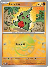 Larvitar (Poke Ball Pattern) - 047/131 - Common - SV: Prismatic Evolutions